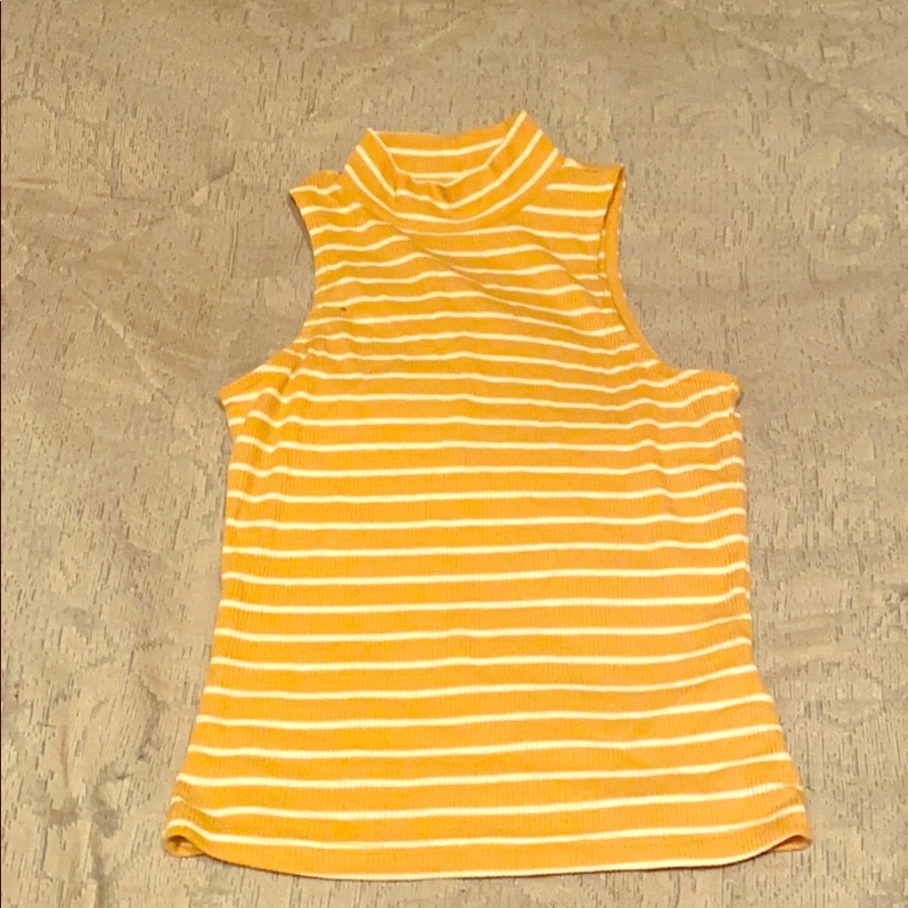 Yellow striped tank